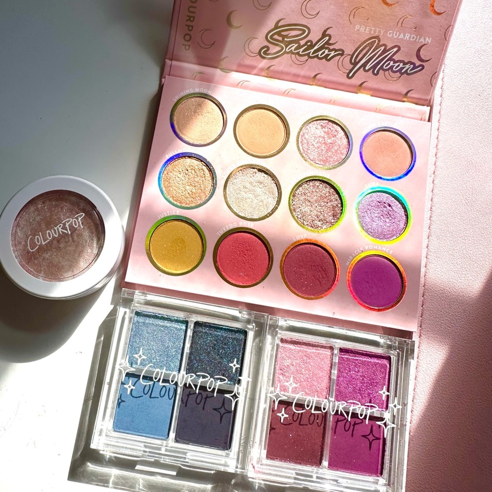 Colourpop sailor moon eyeshadow palette bundle